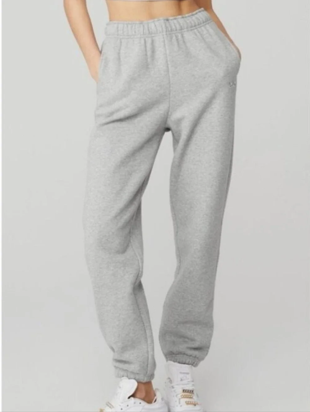 Alo Yoga Accolade Jogger Sweatpants Heather Gray Size S